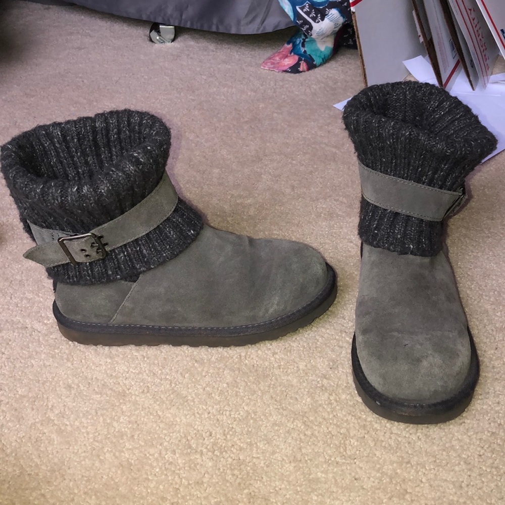 Gray UGG Cambridge boots